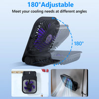EverCool | QW-F51 – Portable Magnetic Fan, 1200mAh, 4 Speeds, 180°, USB