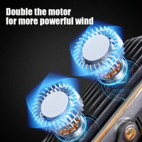 EverCool | DM-PRO – Dual Motor Desk Fan, Large Battery, Travel & Camping