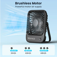 EverCool | WM-2PACK – USB Desk Fan 2er-Set, USB-C, 3 Speeds, 180° Tilt