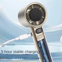 EverCool | LV-3000 – Handheld Fan, 3000mAh, LED Display, Ice Compress, USB