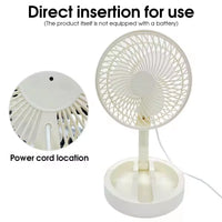 EverCool | SE-DESK – Small Desktop Fan, High Wind, Air Circulator, Portabel