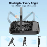 EverCool | WM-2PACK – USB Desk Fan 2er-Set, USB-C, 3 Speeds, 180° Tilt